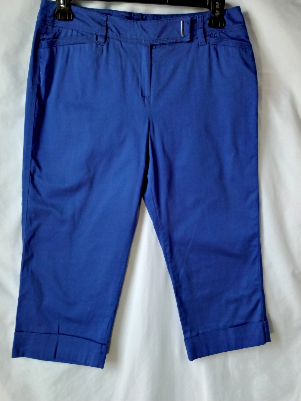 Zac & Rachel Bright Cobalt Cropped Capris